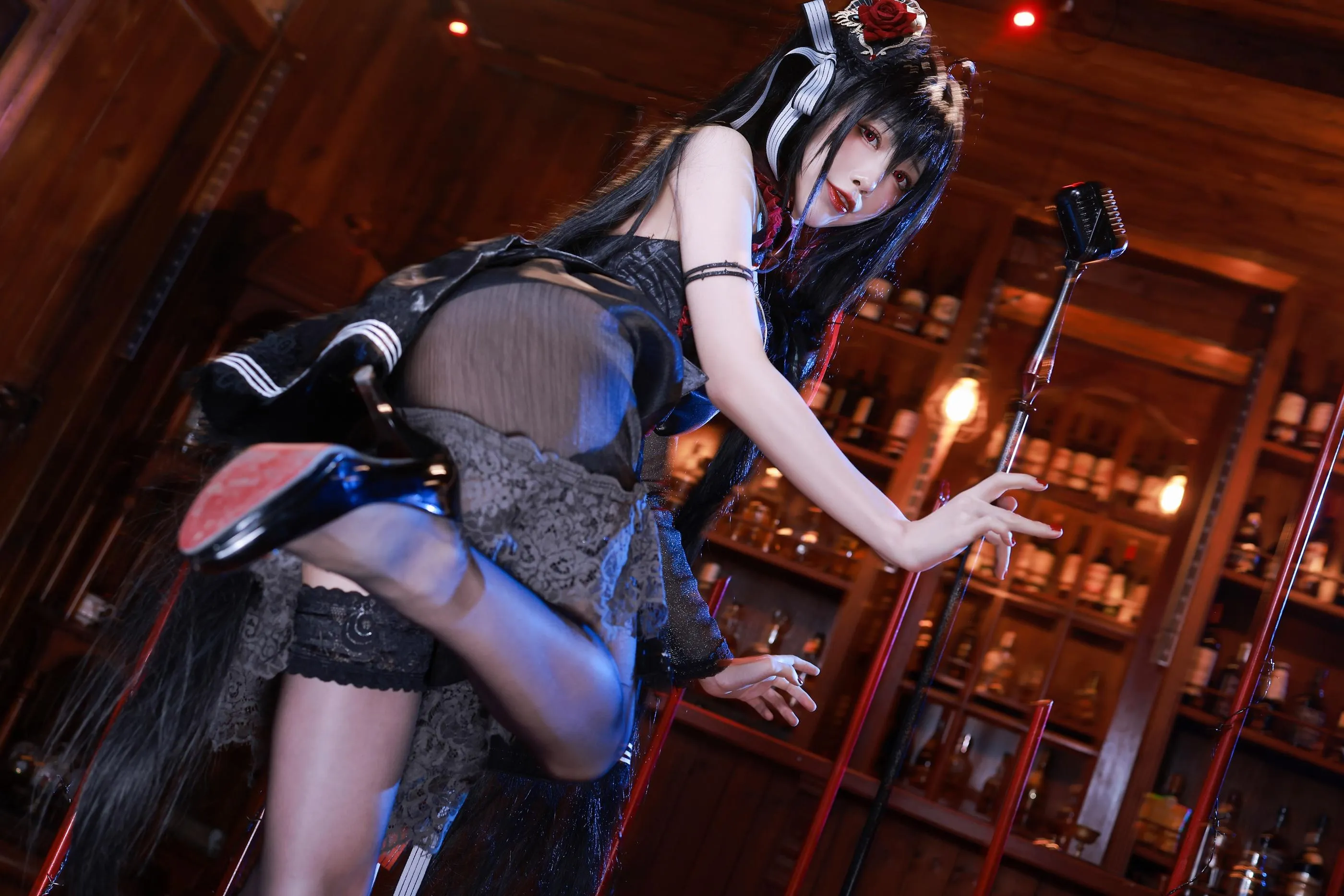 水淼aqua – NO.76 大凤 打歌服 [45P]插图7
